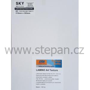 Laminovací kapsy A4 100  mic. Matné s te x turou