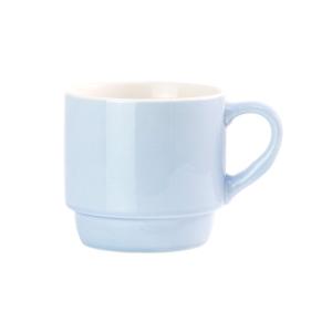 Transferové fólie Stohovatelný porcelánový hrnek 11 Oz - světle modrý