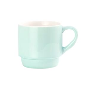 Transferové fólie Stohovatelný porcelánový hrnek 11 Oz - mintový