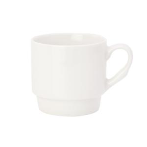 Transferové fólie Stohovatelný porcelánový hrnek 11 Oz - bílý