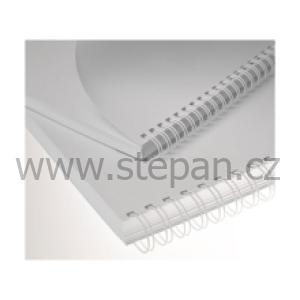 Kovové vázací hřbety Kovové hřbety Eurosupplies 3/1" 8 mm bílé