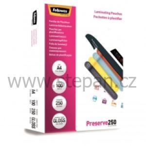 Laminovací kapsy A4 250 mic lesklé